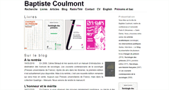 Desktop Screenshot of coulmont.com