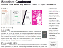 Tablet Screenshot of coulmont.com